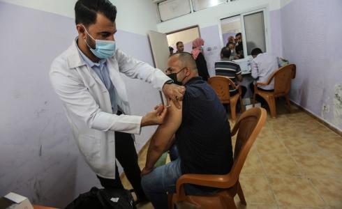 تطعيم كورونا في غزة