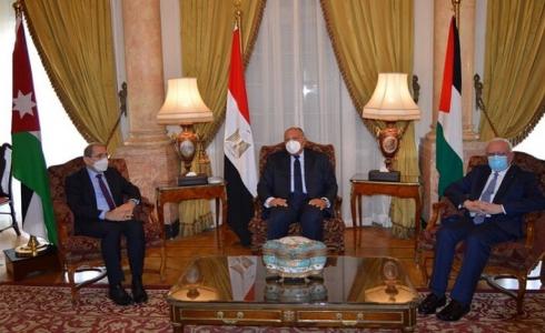 اجتماع فلسطيني مصري أردني على مستوى وزراء الخارجية