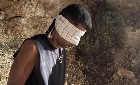 زكريا الزبيدي لحظة اعتقاله