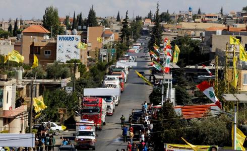 قوافل مازوت في لبنان