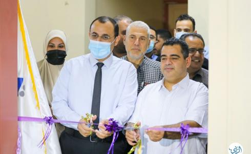 "هنية" يفتتح مشروع تطوير صالة اللياقة البدنية في الكلية الجامعية