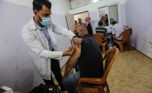 تطعيم لقاح كورونا في غزة