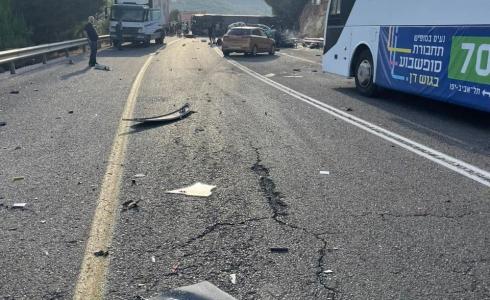 قناة عبرية : عشرات الإصابات جراء انقلاب حافلة في الجليل
