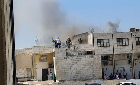 حريق في بلدية شفاعمرو