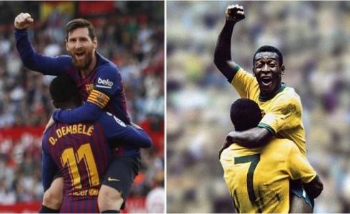 بيليه و ميسي هدافي التاريخ