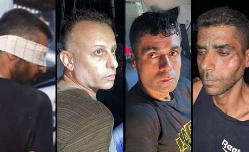 أسرى جلبوع الذين اعيد اعتقالهم