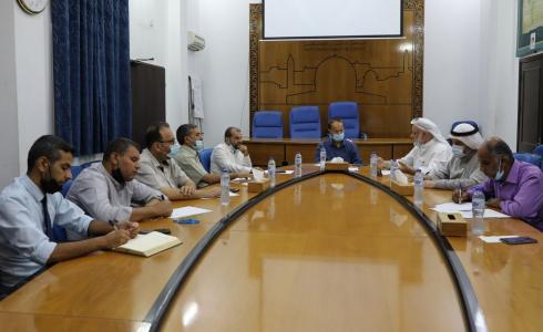 لجنة اللاجئين بالتشريعي تلتقي الهيئة العامة للشباب والثقافة