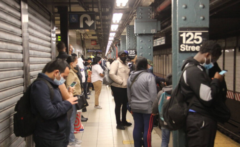 محطة مترو في نيويورك