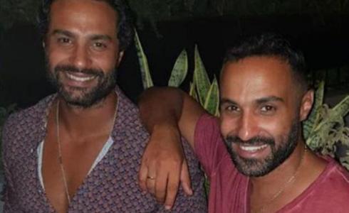 الفنان المصري أحمد فهمي وأخيه كريم