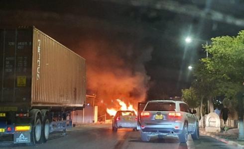 العثور على جثة شاب داخل سيارة مشتعلة في قرية ساجور