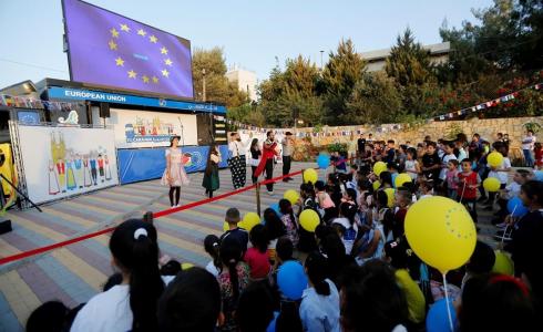 افتتاح الحديقة الأوروبية في بدّو شمال غرب القدس