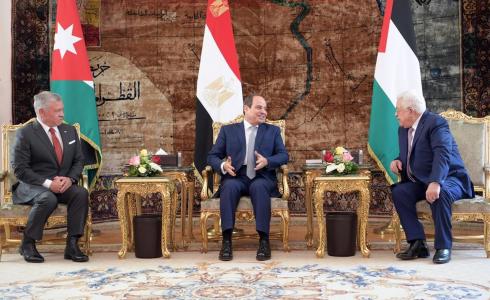 القمة الثلاثية في القاهرة