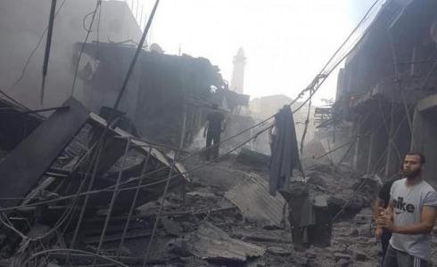 انفجار سوق غزة