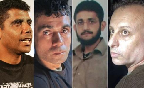 الأسرى ال4 الذين اعيد اعتقالهم بعد فرارهم من سجن جلبوع