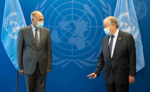 أحمد ابو الغيط وغوتيريش