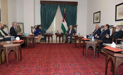 الرئيس يستقبل وزيرة الخارجية السويدية