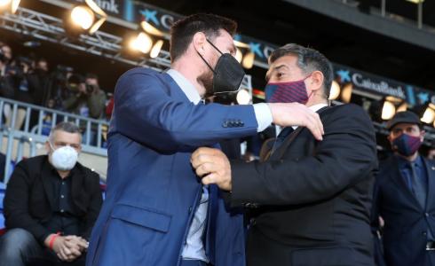 ميسي ودع برشلونة