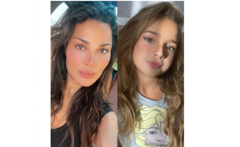 نادين نجيم وصورة ابنتها