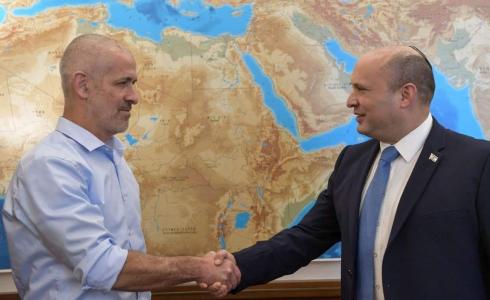 بينيت مع رئيس الشاباك الجديد