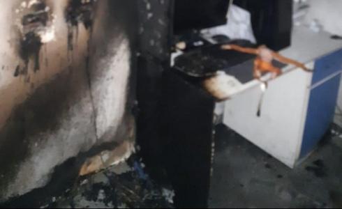 من مكان الحريق في بلدة حورة