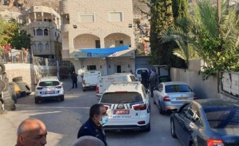 من مكان الجريمة