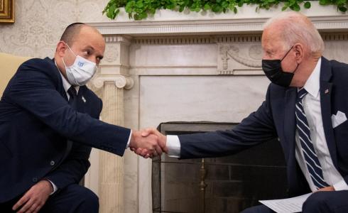 بينيت التقى بايدن في البيت الأبيض