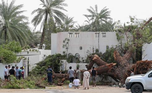 أضرار إعصار شاهين في عُمان