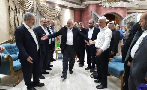 اجتماع وفد قيادة حماس في القاهرة