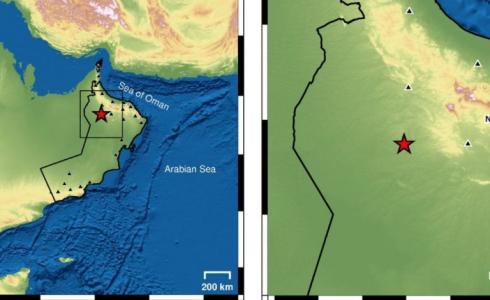 تفاصيل زلزال ولاية عبري في سلطنة عمان اليوم