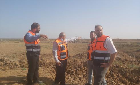 شق مسار وادي بيت حانون