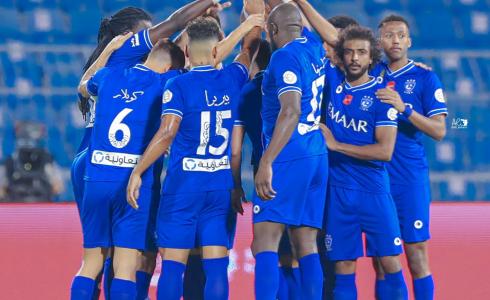 لاعبو نادي الهلال السعودي