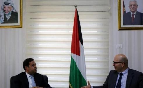 وزير شؤون القدس يلتقي السفير الأردني لدى فلسطين