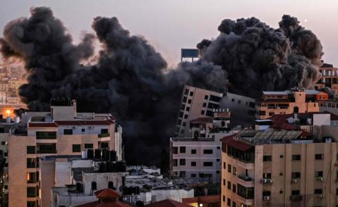 تدمير اسرائيل للأبراج في قطاع غ