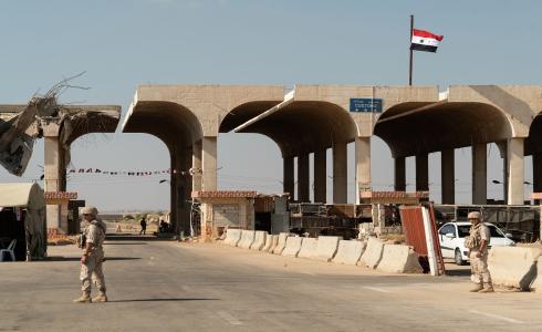 معبر نصيب الحدودي مع الأردن