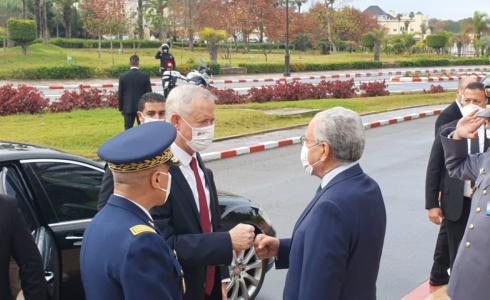 غانتس يصل المغرب ويلتقي وزير الدفاع المغربي