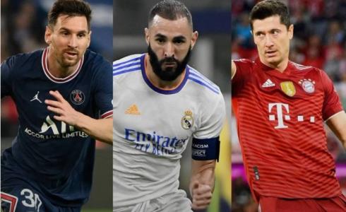 المرشحون لجائزة الكرة الذهبية