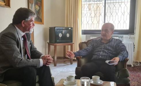 السفير عبد الهادي يبحث مع سفير الجمهورية الهنغارية آخر تطورات الأوضاع في فلسطين