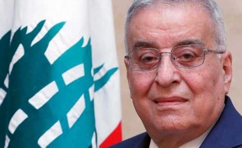 عبدالله بوحبيب وزير خارجية لبنان