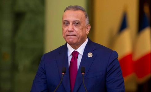 صورة أرشيفية لرئيس الوزراء العراقي مصطفى الكاظمي "AFP"