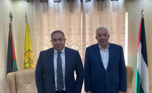 العالول يلتقي السفير المصري برام الله