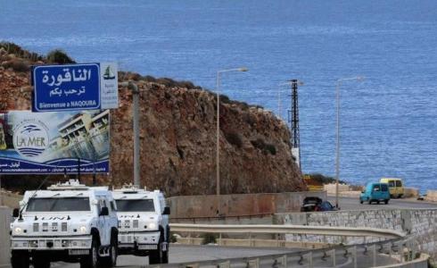 الحدود البحرية اللبنانية - توضيحية