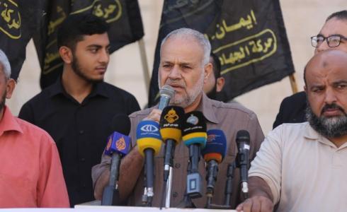 من وقفة الجهاد الإسلامي أمام المندوب السامي بغزة