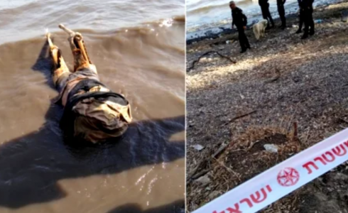 جثة رجل على شاطىء طبريا