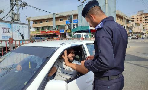 مرور غزة تبدأ حملة إجراءاتها لمتابعة التزام المركبات بإجراءات الفحص والترخيص