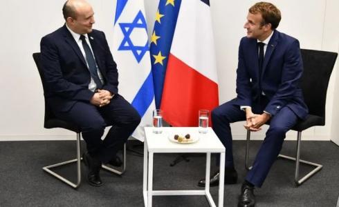 نفتالي بينيت - وايمويل ماكرون