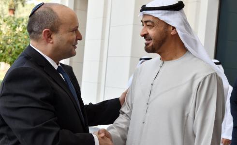 نفتالي بينت يلتقي محمد بن زايد في أبو ظبي