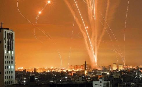 صواريخ من غزة صوب إسرائيل / أرشيفية