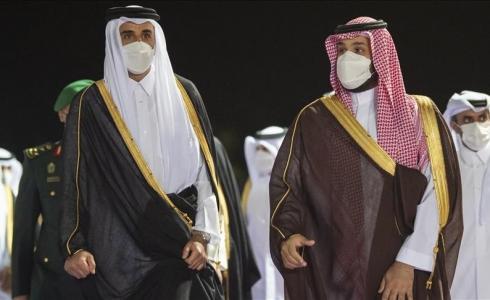 ولي العهد السعودي يصل قطر