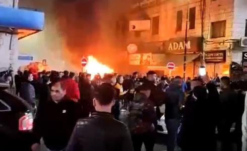 احراق سيارة مستوطنين برام الله