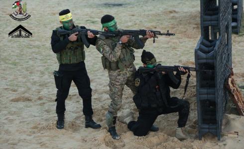 فصائل المقاومة تشارك بمناورة "الركن الشديد 2" في غزة